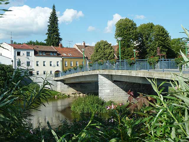 Die neue Florian-Geyer-Brücke in Cham