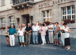 1995 - am Rathausplatz vor dem Hotel Elephant in Weimar